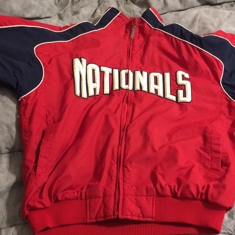 " Nationals MLB authentic collection jacket "